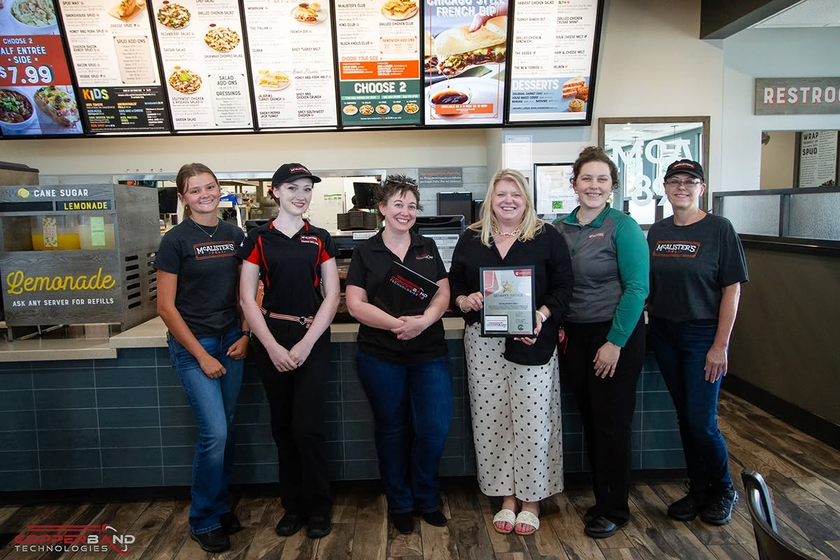 McAlister’s Deli Receives the July 2026 Quality Service Award